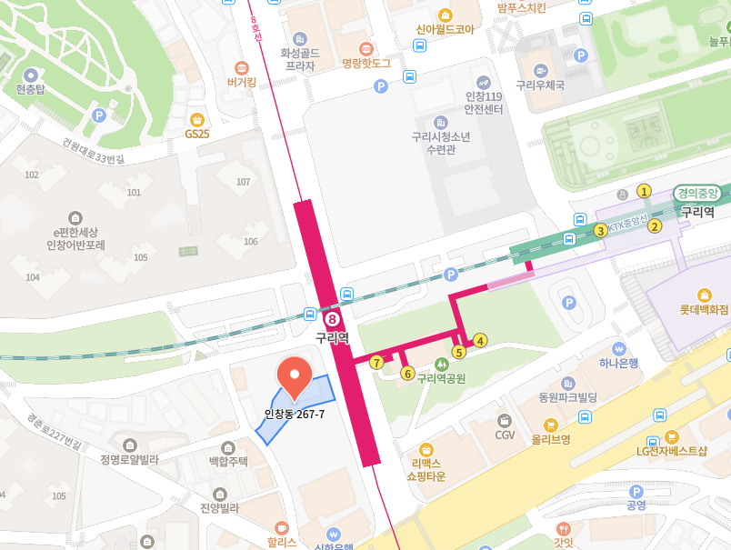 오남역 서희스타힐스 모델하우스(주택홍보관) 약도